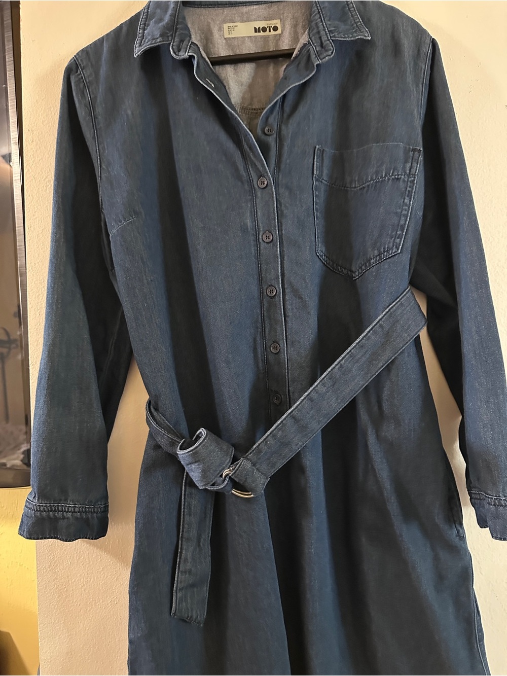 Topshop MOTO woman’s dress-  Blue Jeans